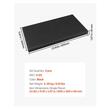 Set 4 panouri acustice fonoabsorbante, 600 x 300 x 50 mm, Negru, Autoadezive