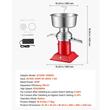 Separator centrifugal pentru smantana 60 l/h, 10500 rpm, Inox, 40W, 100-240V
