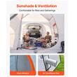 Cort camping pentru SUV, 5-9 persoane, 3 sezoane, 3.96 x 3.05 m, PU2000 mm, geamuri ventilate