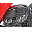 Tractoras pentru gazon, GeoTech 17 CP, Benzina, Diametru taiere cu 2 lame 96 cm, Inaltime taiere 35-75 mm, 6 viteze, volum cos 220 l