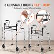 Cadru de mers pliabil, Inaltime reglabila 790-965 mm, Aluminiu, max 205 kg