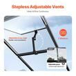 Sera de gradina structura Aluminiu, placi policarbonat 236 x 346 x 207 cm, protectie UV si rezistenta la impact, 2 x ferestre, 2 x usi