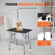 Masa toaletaj pentru animale cu talie mica/medie, Max 150 kg, 914.4 x 609.6 mm, Otel, Pliabila 1 x Brat