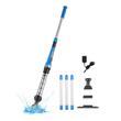 Aspirator piscina cu acumulator 4 Ah, Maner telescopic 225 cm, 32 l/min, Putere 18 W, Autonomie 60 min