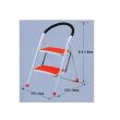 Scara otel 2 trepte Strend Pro WR2061K-1, 150 kG, portocalie