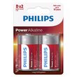 Set 2 baterii Philips LR20 D, Power Alcaline