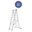 Scara aluminiu dubla Strend Pro Basic 2x9 trepte, maxim 150Kg