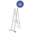 Scara dubla Strend Pro Profesional, 2x11, max 150 Kg, Aluminiu