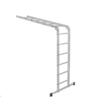 Schela 3 in 1, Aluminiu, Strend Pro Premium, max 3.96 m, capacitate 150 kg