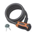 Antifurt pentru bicicleta cu cheie, Strend Pro Zoli 87326, 8mm x 120 cm