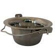 Ceaun inox Strend Pro Anticorro Grey 0.8L, 17x9cm, cu suport gri