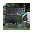 Lada depozitare exterior Keter Sherwood Anthracit 270L, Gri, 117x45x57.5cm