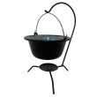 Ceaun smaltuit Strend Pro Piknik Scorpion, 0.8L, 17x9cm, cu suport negru