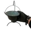 Ceaun smaltuit Strend Pro Piknik Scorpion, 0.8L, 17x9cm, cu suport negru