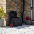 Lada depozitare exterior Keter City Storage, Antracit, 113L, 57.8 x 44 x 55cm