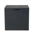 Lada depozitare exterior Keter City Storage, Antracit, 113L, 57.8 x 44 x 55cm