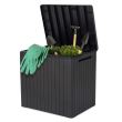 Lada depozitare exterior Keter City Storage, Antracit, 113L, 57.8 x 44 x 55cm