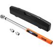 Cheie dinamometrica digitala cu clichet Vevor 34-340 Nm, 3/8”, Crom Vanadiu, 72T