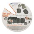 Ghiveci suspendat Strend Pro Round DRTW260, 8.9L, culoare maro, imitatie rattan