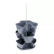 Ghiveci decorativ in cascada Coubi DKN300W, cu lant, 88 cm, gri