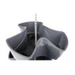 Ghiveci decorativ in cascada Coubi DKN300W, cu lant, 88 cm, gri