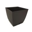Ghiveci pentru flori Strend Pro RATOLLA Square 250, maro inchis, 8.2 l