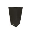 Ghiveci pentru flori tip ratan Strend Pro Rato Square 225, capacitate 8/16.3 l, maro