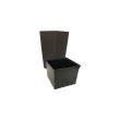 Ghiveci pentru flori tip ratan Strend Pro Rato Square 225, capacitate 8/16.3 l, maro
