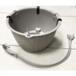 Ghiveci decorativ suspendat Ratolla Round W 240, rotund, 24.3x16 cm, antracit