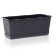 Ghiveci dreptunghiular Strend Pro Ratolla Umbra ISR500P, cu tava integrata, 50x17.3x15cm