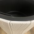 Ghiveci decorativ cu vas interior Strend Pro Woode, Alb, 54L