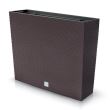 Ghiveci decorativ Rato Case 580x180x498 mm, maro, ratan artificial