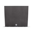 Ghiveci decorativ Rato Case 580x180x498 mm, maro, ratan artificial
