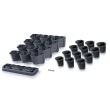 Set 12 ghivece decorative, Cascade Green, modular, antracit, 12x0.75 L, 68.5x19x54.6 cm