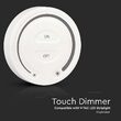 Controller banda led Touch, Alb, 2 baterii AAA