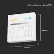 Controller banda led RGB si Alb, 4 x zone, 2 baterii AAA, Wi-Fi