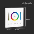 Controller banda led RGB si Alb, Touch 12/24V, max 10 A