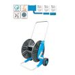 Tambur derulator pentru furtun gradina, Aquacraft Premium 990031, lungime maxima 60 m, cadru metalic