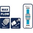 Conector furtun Aquacraft 550096, MAX-Flow, 1", ABS