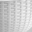 Ghiveci de flori suspendat Srend Pro Modern, alb, 26x16 cm