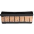 Ghiveci decorativ, Strend Pro Woodeff  007, efect lemn teak, 15x47x17 cm
