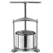 Presa manuala pentru struguri/fructe moi, Inox, Volum 6 l