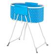 Cadita pliabila pentru animale de companie, 850 x 470 mm, Buzunar accesorii, Furtun scurgere, Otel/PVC, Albastru