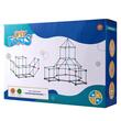 Set constructie Fort pentru copii, 180 buc, 440 x 130 x 318 mm, Geanta depozitare