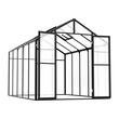 Sera de gradina structura Aluminiu, placi policarbonat 236 x 289 x 206 cm, protectie UV si rezistenta la impact, 2 x ferestre, 2 x usi