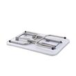 Masa toaletaj pentru animale cu talie mica/medie, Max 150 kg, 914.4 x 609.6 mm, Otel Inoxidabil, Pliabila, Brat cu 2 x lesa