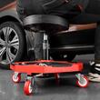 Scaun mobil service auto, 4 x roti, 4 tavi detasabile, max 180 kg, Inaltime reglabila 420-550 mm