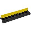 Set 5 Rampe pentru cabluri, max 5443 Kg, 2 x canal, Galben/Negru, 98 x 24 x 4.5 cm