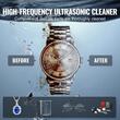 Aparat de curatat cu ultrasunete, Capacitate 10 l, 300W, frecventa ultra-înalta 40 kHz, Cosuri si camera interioare, Inox, 0 la 80°C