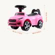 Masinuta Ride-on, Sistem Anti-rasturnare, Muzica pe volan, 1-3 Ani, 66 x 29 x 36 cm, Spatiu depozitare, max 22 kg, Roz